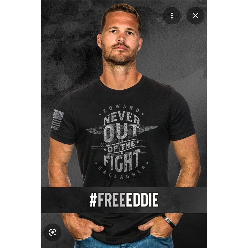 Never Out of the Fight Edward Gallagher Nine Line Apparel